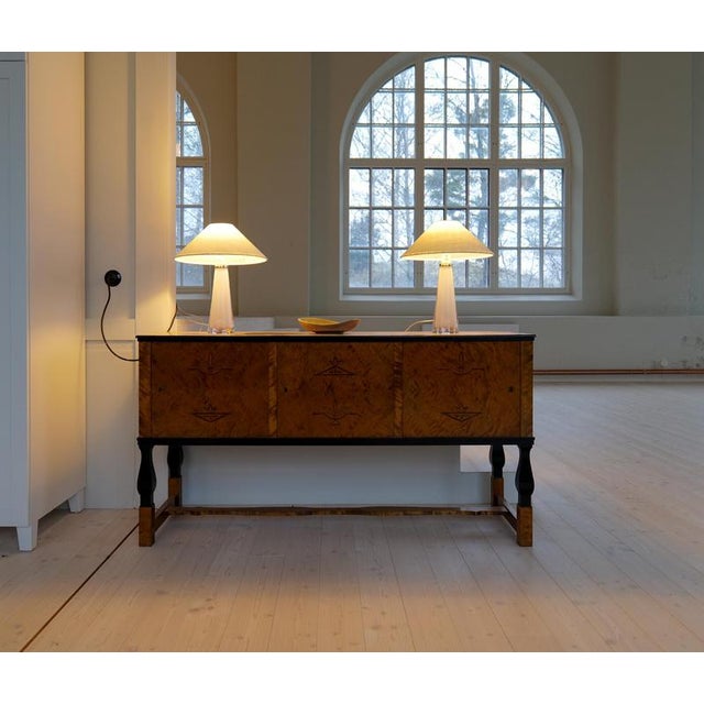 Mid-Century Table Lamps attributed to Carl Fagerlund for Orrefors Sweden RD, 1960s, Set of 2 For Sale - Image 10 of 18