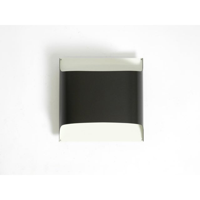 Metal Wall Lamp in Anthracite and White from Staff, 1970s For Sale - Image 3 of 15