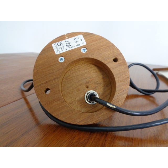 Adjustable Counterweight Pendant Lamp in Teak from Domus, Germany, 1960s For Sale - Image 13 of 15