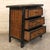 Pair of wicker and bamboo bedside tables with drawer storage. Appealing 'A' frame design with contrasting tan and black...