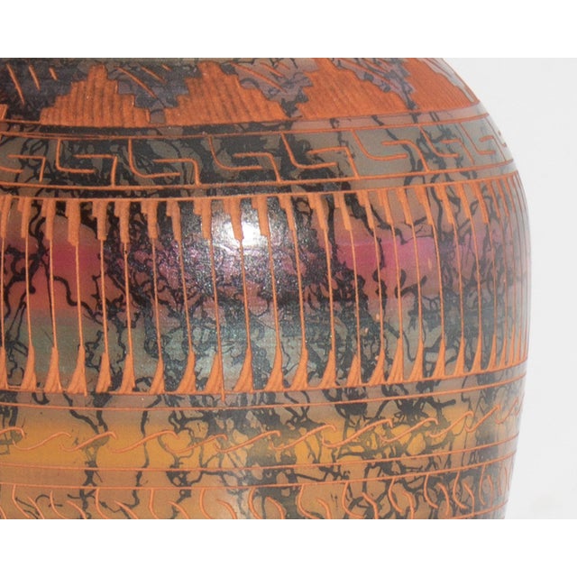 Yolanda Willie Navajo Horsehair Pottery Vase For Sale - Image 4 of 8