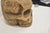 Light Yellow 1940s Large Folk Art Skull Wood Carving For Sale - Image 8 of 11