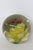 Silvestri Handcrafted Art Glass Paperweight Orange Bugs on a Yellow Flower 4516b For Sale - Image 4 of 12