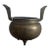 Vintage 1970s Chinese Brass Tripod Censer Incense Burner For Sale
