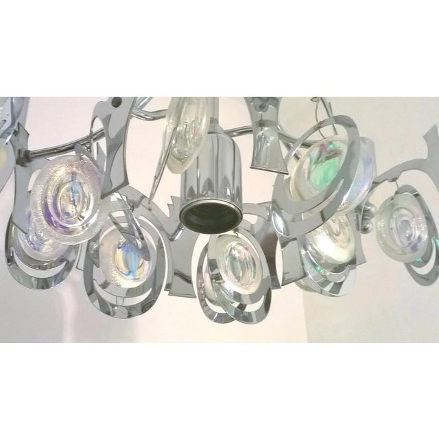 Gaetano Sciolari Small Chandelier by Gaetano Sciolari, 1960s For Sale - Image 4 of 6