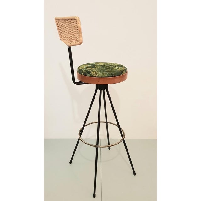 Wood Set of Bar Stools by Herta Maria Witzemann for Erwin Behr For Sale - Image 7 of 13