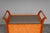 Art Nouveau Chest Bench in Cherry Wood and Bird's-Eye Maple, 20th Century For Sale - Image 11 of 18