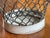 Vintage Metal Wire Basket With Solid Base For Sale - Image 4 of 4