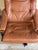 Pair of Brown Leather Swivel Lounge Chairs Danish Mid-Century Modern 1970s For Sale - Image 12 of 13