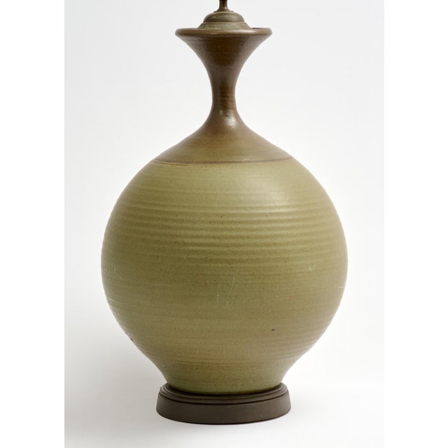 1960's Large Table Lamp by Bob Kinzie for Affiliated Craftsmen of California For Sale In Miami - Image 6 of 7