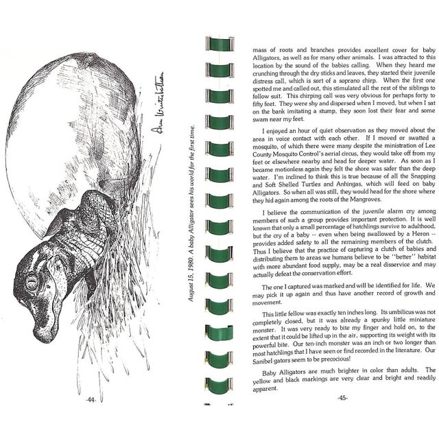 Paper "Jaws, Too: The Story of Sanibel's Alligators and Other Crocodilians" 1981 Campbell, George R. For Sale - Image 7 of 10