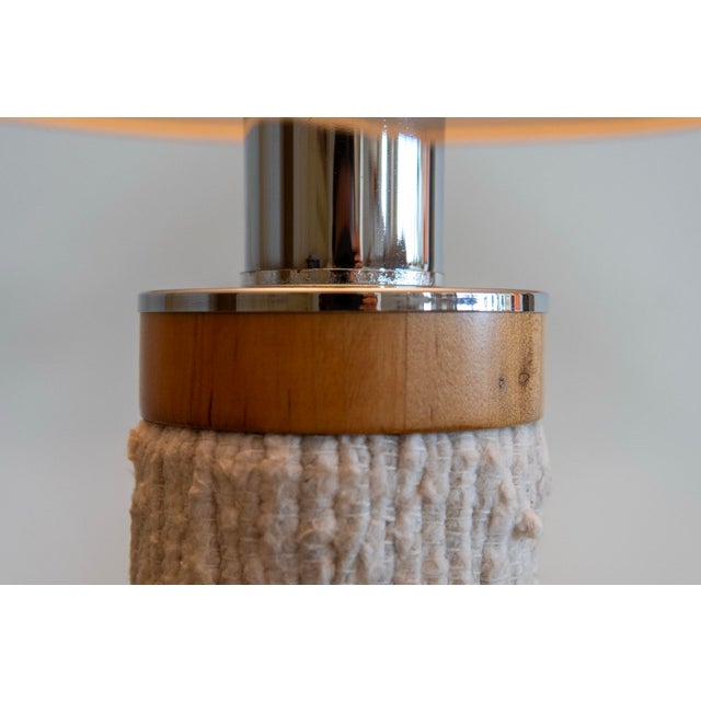 1980s 1980s Tropical Modern Rag Rug Lamps (Pair) For Sale - Image 5 of 8