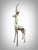 Life-Size Antelope, 1950s, Polished Bronze Sculpture For Sale - Image 16 of 18