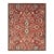 10x14 Lush Rustic Coral Traditional Geometric Hand Knotted Wool Carpet Rug For Sale