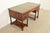 Hekman Furniture Hekman Furniture French Empire Burled Walnut Leather Top Desk, Circa 1960s For Sale - Image 4 of 13