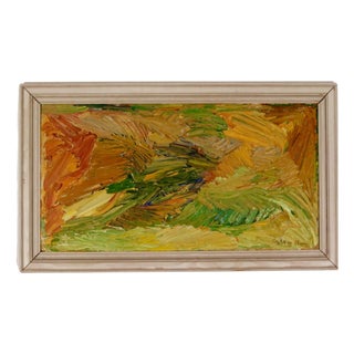 Curt Agge, Waves, 1950s, Oil on Panel, Framed For Sale