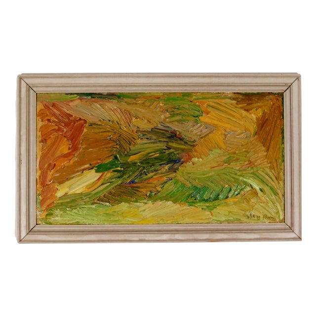 Curt Agge, Waves, 1950s, Oil on Panel, Framed For Sale