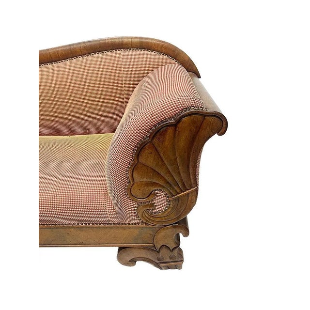 19th Century Dutch Walnut Sofa, 1860s For Sale - Image 3 of 7