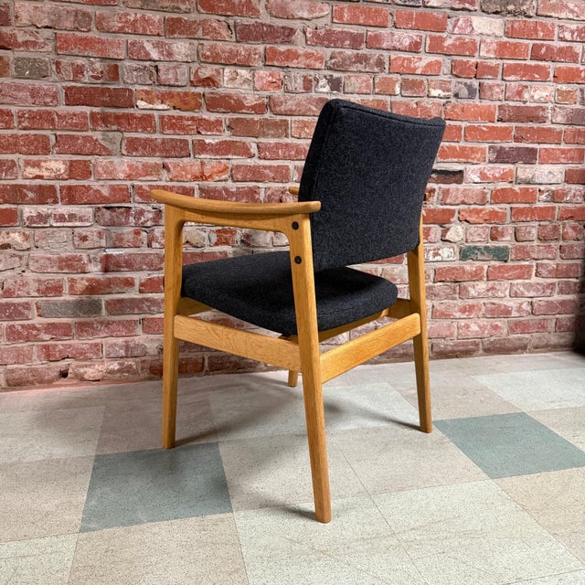 Erik Kirkegaard Erik Kirkegaard Armchair, Oak, Kvadrat, Denmark, 1960s For Sale - Image 4 of 10