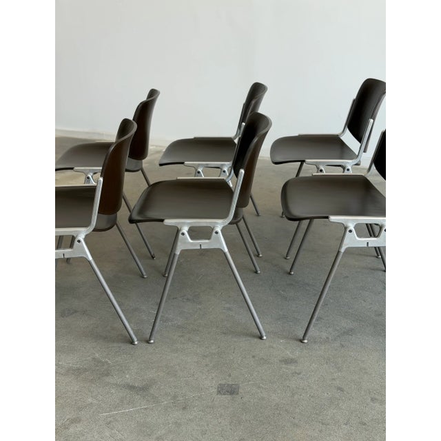 Black 1970s Giancarlo Piretti for Castelli Chairs - Priced Per Chair For Sale - Image 8 of 18