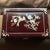 Late 20th Century Vintage Asian Wood Jewelry Box With Mother of Pearl Design For Sale - Image 13 of 13