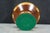 Vintage Segmented Turned Wood Parquetry Fruit Centerpiece Pedestal Bowl 9" For Sale - Image 9 of 10
