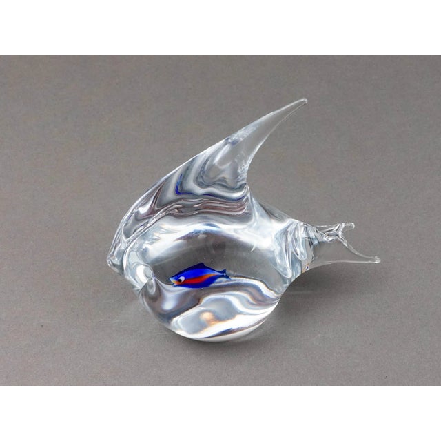 Mid 20th Century Elio Raffaeli Signed Oggetti Murano Italy Fish For Sale In Miami - Image 6 of 8