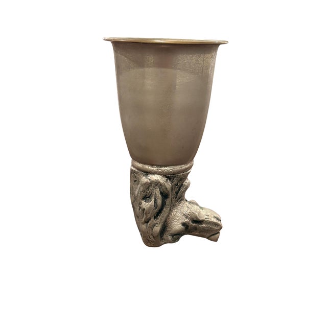 English Vintage Gucci Silver-Tone Hound Dog Stirrup Cup For Sale - Image 3 of 7