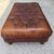 Vintage Tufted Leather Chesterfield Ottoman For Sale - Image 4 of 11