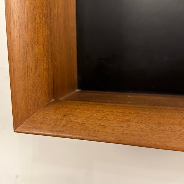 Arthur Umanoff for Howard Miller #557 Coffin Pendulum Wall Clock For Sale - Image 10 of 12