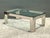 Chrome Vintage Chrome and Glass Coffee Table After Karl Springer For Sale - Image 8 of 18