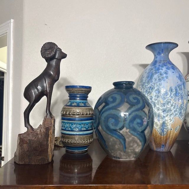 1970s 1970s Majestic Hand Carved Big Horn Sheep For Sale - Image 5 of 5