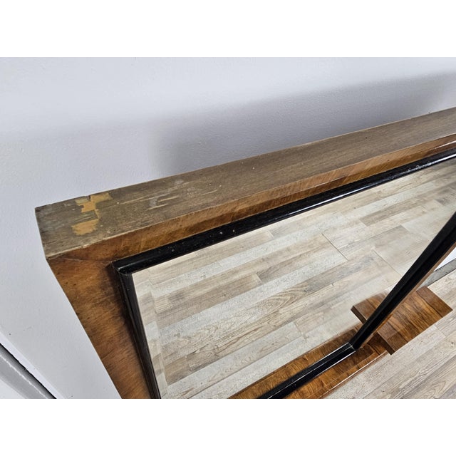 Art Deco Rationalist Briar Mirror, 1930 For Sale - Image 3 of 10