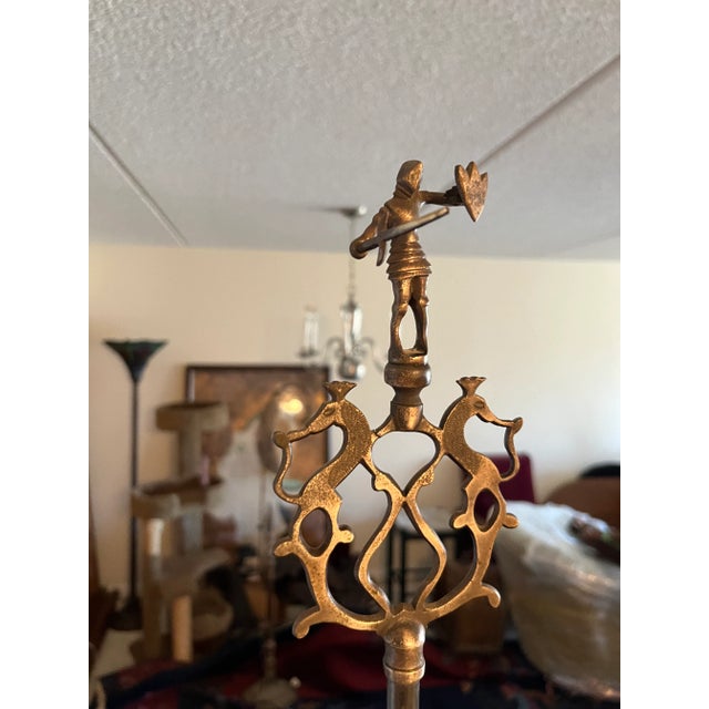 Late 19th Century Medieval Themed Candelabra For Sale In Chicago - Image 6 of 6