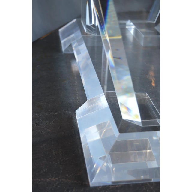 Lucite Cocktail Table For Sale - Image 4 of 9