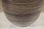 Late 20th Century Large Artisan Ceramic Vase with Fine Linear Decoration in Brown and Cream For Sale - Image 5 of 16