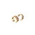 Metal Christian Dior Cannage Motif Huggie Earrings, Pair For Sale - Image 7 of 11