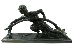 Bon, Figurative Sculpture, Late 19th or Early 20th Century, Plaster