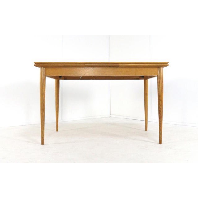 1960s Rectangular Extendable Dining Table Embsen For Sale - Image 5 of 16