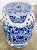 Mid 20th Century Vintage Chinoiserie Ceramic Lotus Garden Stool For Sale - Image 5 of 8