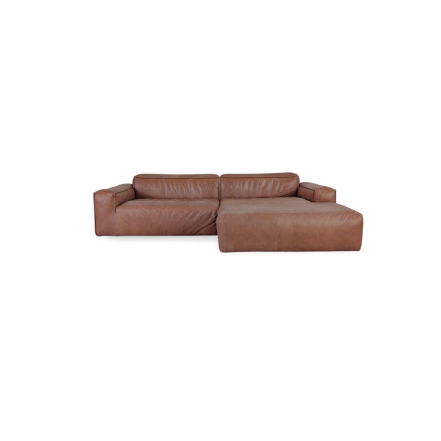 Brown Freistil 187 Leather Corner Sofa frorm Rolf Benz For Sale - Image 8 of 8