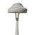 1940s Postmodern Shabby Chic White Wicker Tropical Splay Foot Base Floor Lamp W/ Shade For Sale - Image 4 of 8