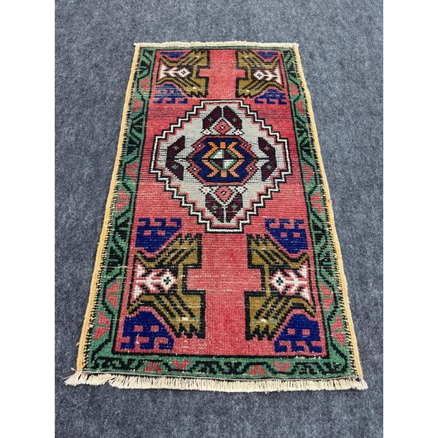 Turkish Yastik Rug 1'7" x 2'11" #24286 Explore a curated collection of hallway runners, wool rugs, and handmade...