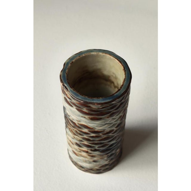 Ceramic Scandinavian Modern Stoneware Vase attributed to Axel Salto for Royal Copenhagen, 1960s For Sale - Image 7 of 13