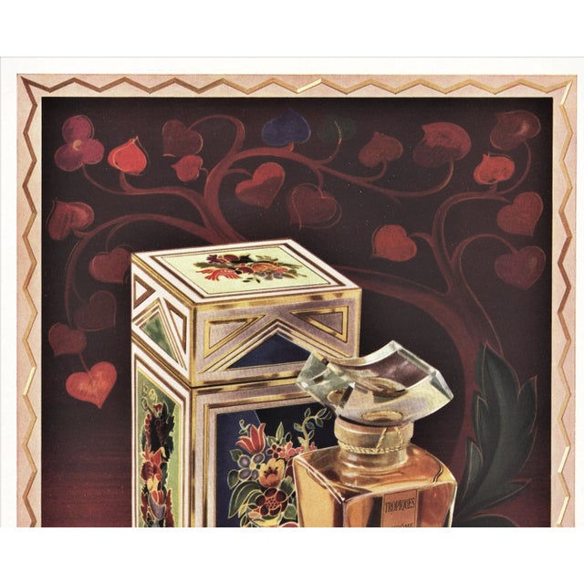 Contemporary 1947 Mid-Century Lancome Perfume Print For Sale - Image 3 of 5