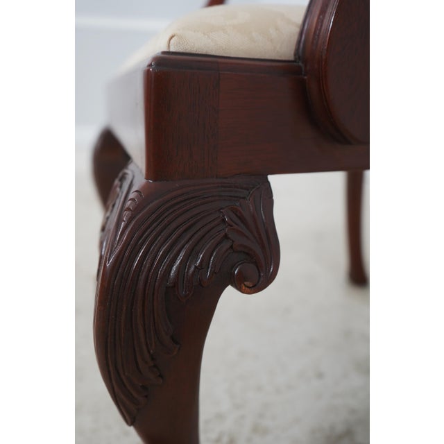 Set of 8 Baker Chippendale Clawfoot Mahogany Dining Chairs For Sale - Image 11 of 18