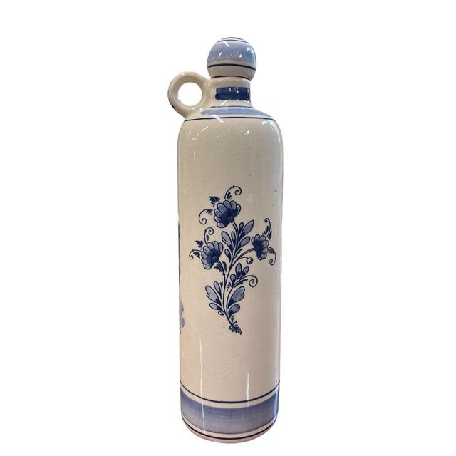 Traditional 20th Century Delft Gin Decanter For Sale - Image 3 of 7