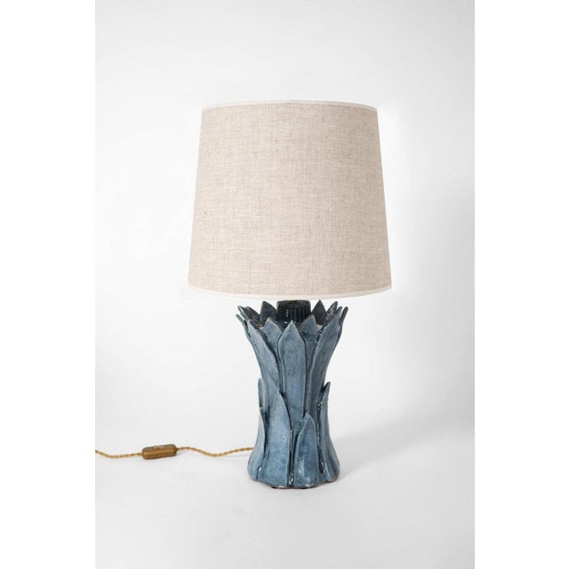 Sintra Blue Table Lamp by Barracuda Interiors For Sale - Image 5 of 5