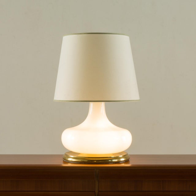Mid-Century Italian Murano Glass Table Lamp, 1970s For Sale - Image 4 of 8