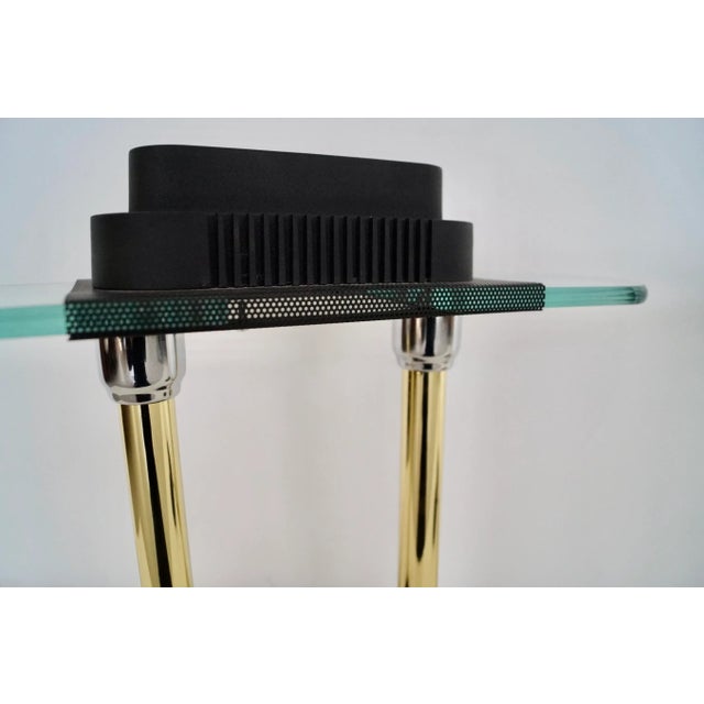 Black 1980's Postmodern Robert Sonneman Table Lamps - a Pair For Sale - Image 8 of 11